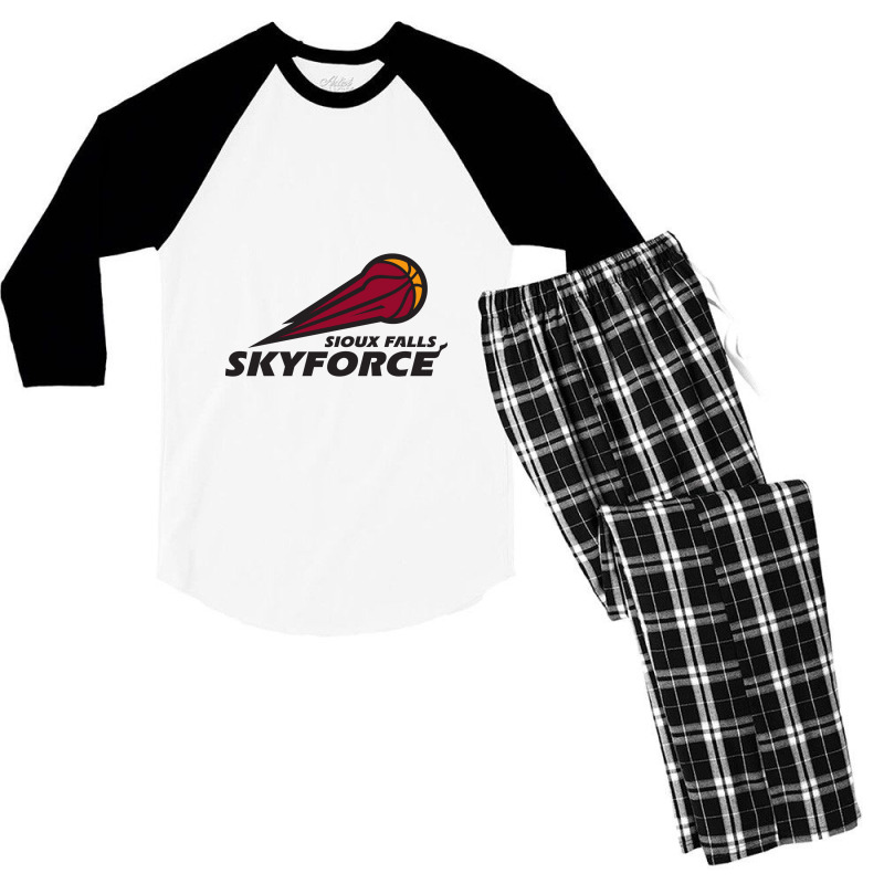 (sioux Falls Skyforce) Men's 3/4 Sleeve Pajama Set | Artistshot