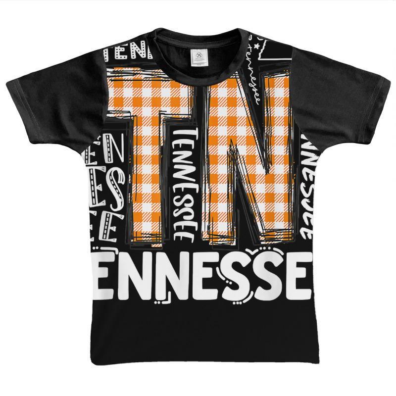 Tennessee State Flag Orange Plaid Tn T Shirt Graphic Youth T-shirt by deemerx8lmshare | Artistshot