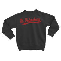 Saint Petersburg Russia Vintage Sports Graphic T Shirt Toddler Sweatshirt | Artistshot