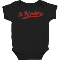 Saint Petersburg Russia Vintage Sports Graphic T Shirt Baby Bodysuit | Artistshot