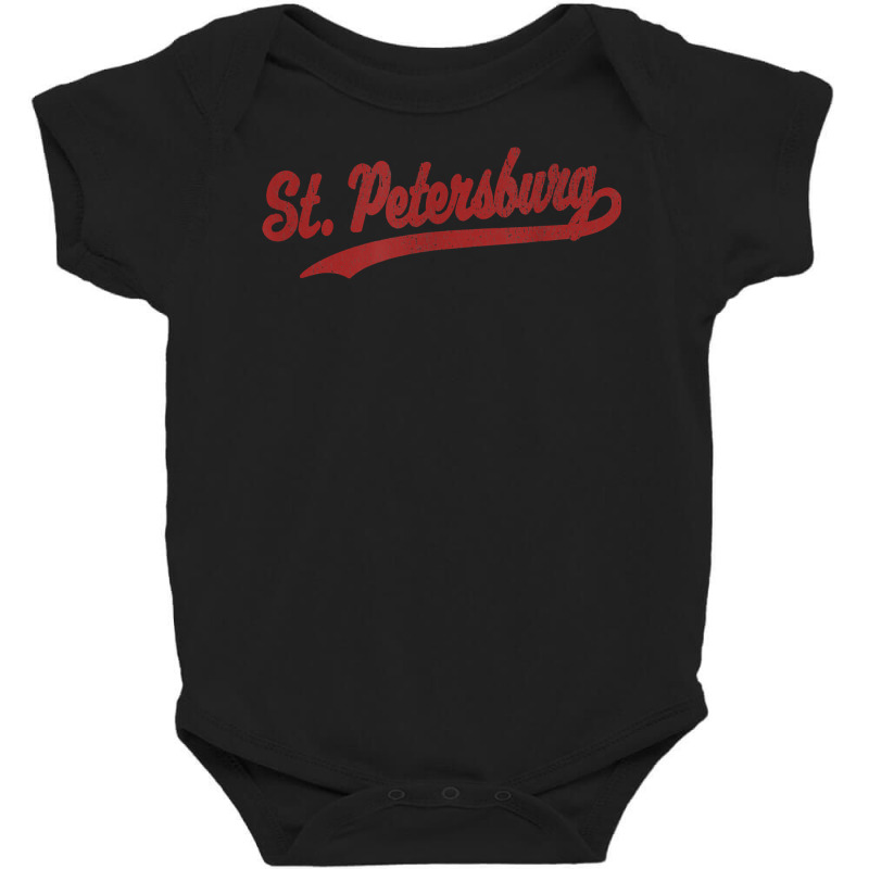 Saint Petersburg Russia Vintage Sports Graphic T Shirt Baby Bodysuit by lavenakf44f | Artistshot