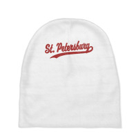 Saint Petersburg Russia Vintage Sports Graphic T Shirt Baby Beanies | Artistshot