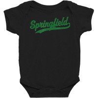 Springfield Massachusetts Ma Vintage Sports Graphic T Shirt Baby Bodysuit | Artistshot