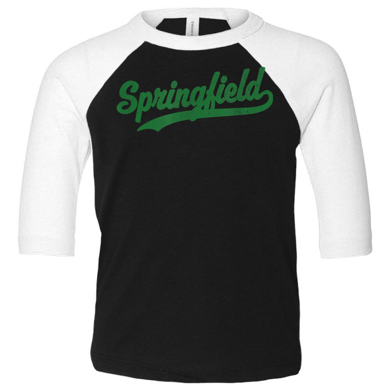 Springfield Massachusetts Ma Vintage Sports Graphic T Shirt Toddler 3/4 Sleeve Tee | Artistshot