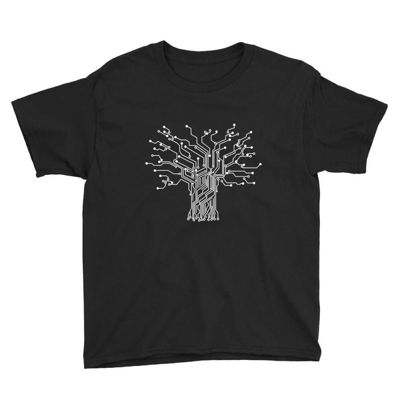 Electronics Technician Binary Tree  Electrical Engineer Youth Tee by ScottArtist | Artistshot