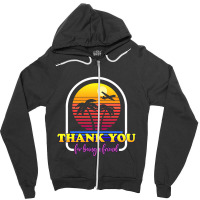 Thanks Miami Zipper Hoodie | Artistshot