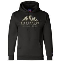 Bitterroot National Forest Montana Idaho Pullover Champion Hoodie | Artistshot