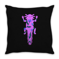 I Love My Pink Axolotl Throw Pillow | Artistshot