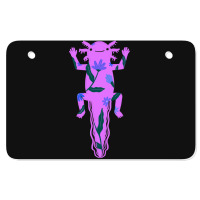 I Love My Pink Axolotl Atv License Plate | Artistshot