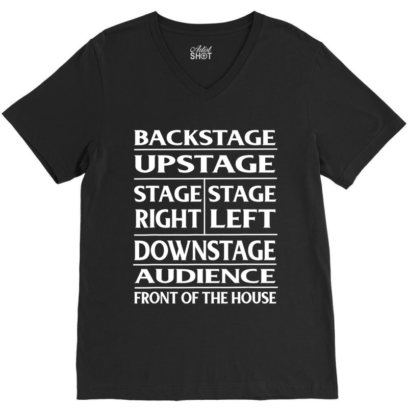 Stage Theatre Anatomy Funny V-neck Tee | Artistshot