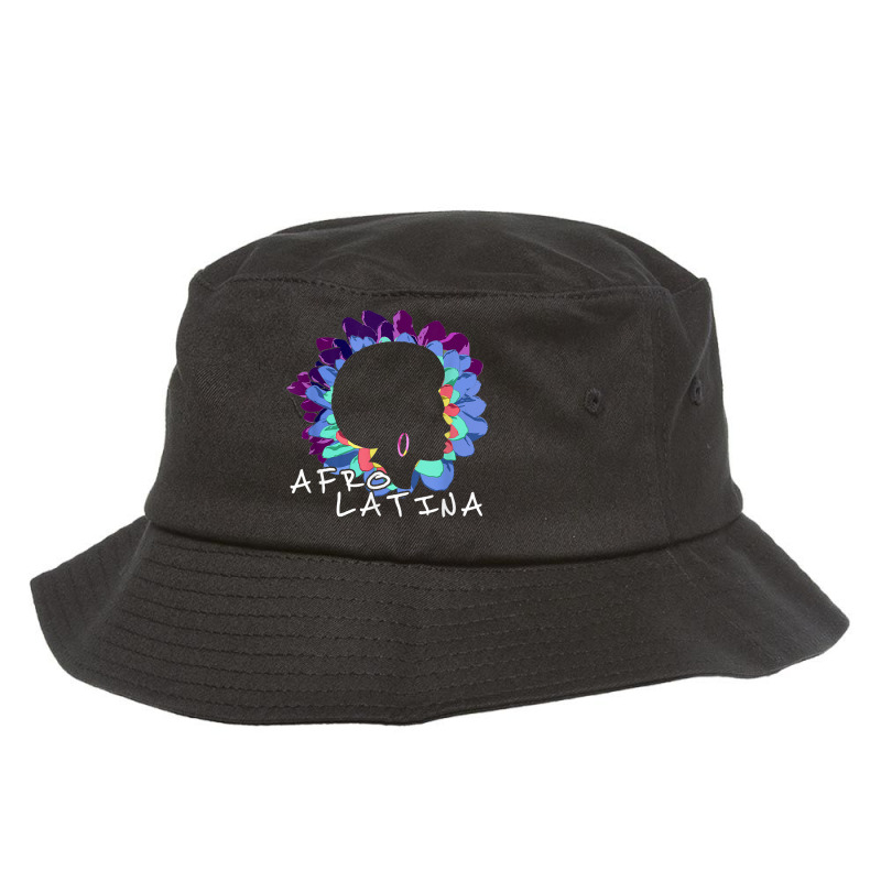 Afro Latina - Powerful Latinas Gift _001 Bucket Hat by SHANNONRENNAN | Artistshot