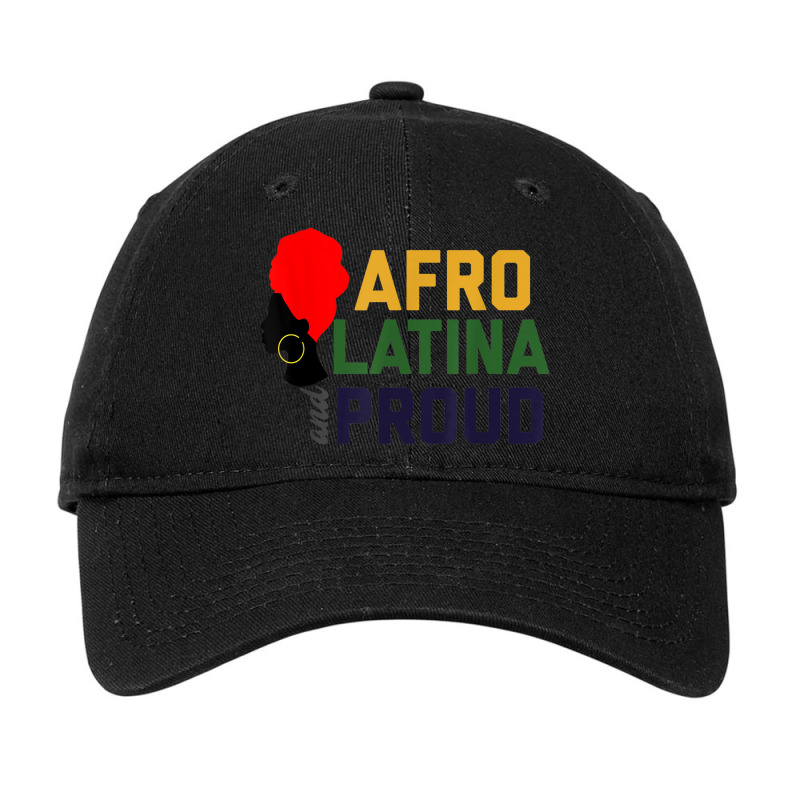 Afro Latina & Proud  Women African Latin Tee Gift Adjustable Cap by SHANNONRENNAN | Artistshot