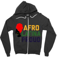 Afro Latina & Proud  Women African Latin Tee Gift Zipper Hoodie | Artistshot