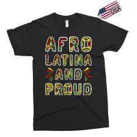 Afro Latina And Proud Product Black Latinx Pride Gift Design Exclusive T-shirt | Artistshot