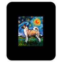 Akita Inu Starry Night Impressionist Dog Art By Aja Premium T Shirt Mousepad | Artistshot