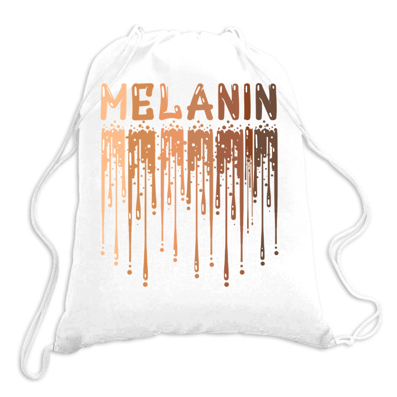 Drippin Melanin For Women Pride  Gifts Black History Month Drawstring Bags | Artistshot