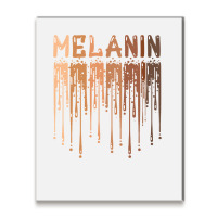 Drippin Melanin For Women Pride  Gifts Black History Month Metal Print Vertical | Artistshot