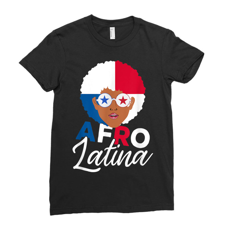 Afro Latina Shirt Women Panama - Panamanian Pride Gift Ladies Fitted T-Shirt by SHANNONRENNAN | Artistshot