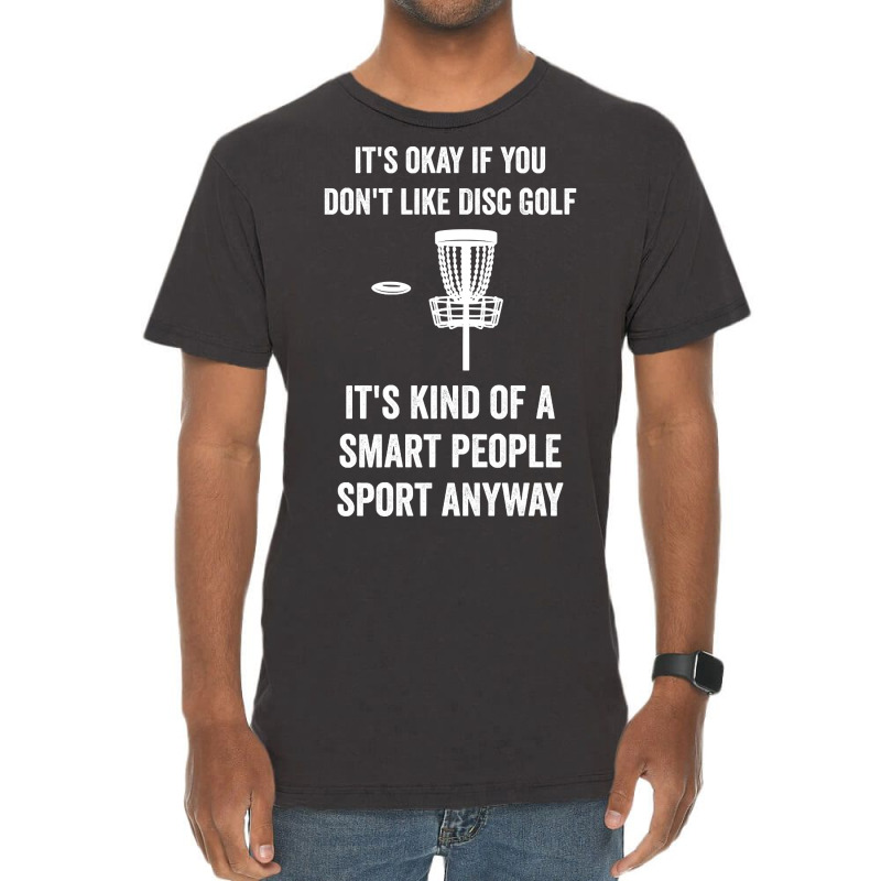 Smart People Sport Disc Golf Vintage T-shirt | Artistshot