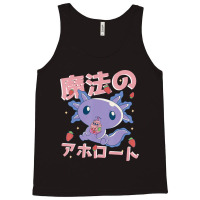 Japanese Strawberry Milk Shake Anime Pink Kawaii Aesthetic Axolotl Mat Tank Top | Artistshot