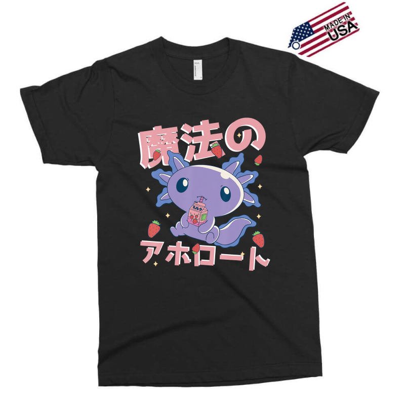 Japanese Strawberry Milk Shake Anime Pink Kawaii Aesthetic Axolotl Mat Exclusive T-shirt by Min05 | Artistshot