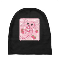 Japanese Strawberry Milk Shake Anime Pink Kawaii Aesthetic Axolotl Mat Baby Beanies | Artistshot