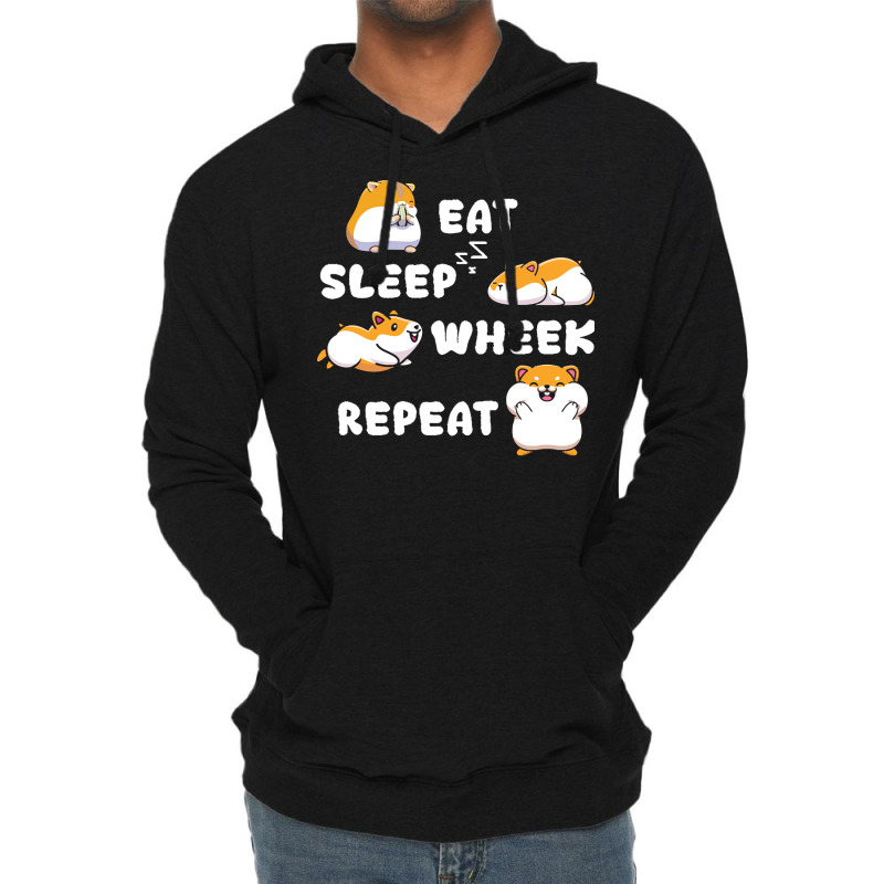 Guinea Pig T  Shirt Eat Sleep Wheek Guinea Pig Rodent Cavies Cavy Pet Lightweight Hoodie | Artistshot