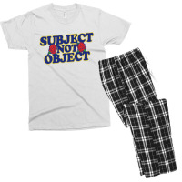 Subject Not Object Men's T-shirt Pajama Set | Artistshot