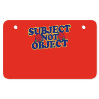 Subject Not Object Atv License Plate | Artistshot