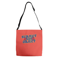 Subject Not Object Adjustable Strap Totes | Artistshot