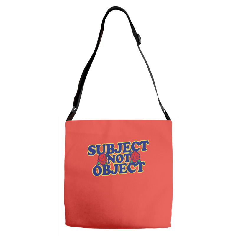 Subject Not Object Adjustable Strap Totes | Artistshot