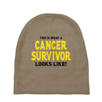 This Is What A Sarcoma Cancer Survivor Looks Like Baby Beanies | Artistshot