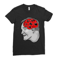 The Brain Of Tarantino Ladies Fitted T-shirt | Artistshot