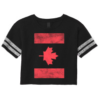 Canada  Awesome Flag Scorecard Crop Tee | Artistshot