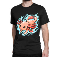 Kawaii - Mexican Sea Life - A Swimming Axolotl Classic T-shirt | Artistshot