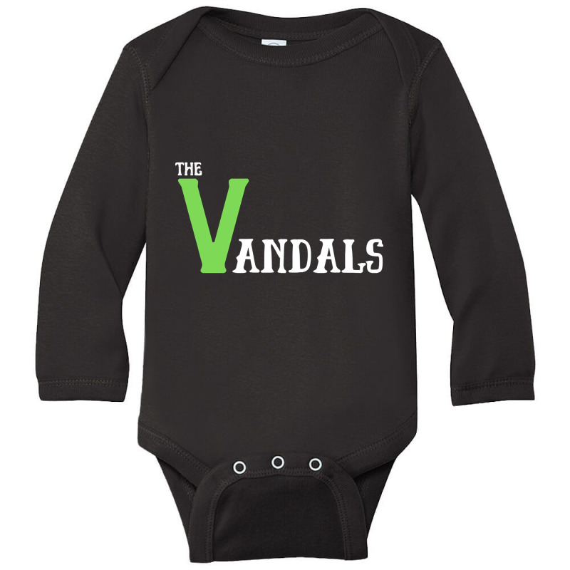 The Vandals Green And White Long Sleeve Baby Bodysuit by Sizemore Adame | Artistshot