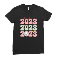 Goodbye 2022 Hello 2023 Happy New Year Funny Christmas Xmas Ladies Fitted T-shirt | Artistshot