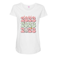 Goodbye 2022 Hello 2023 Happy New Year Funny Christmas Xmas Maternity Scoop Neck T-shirt | Artistshot