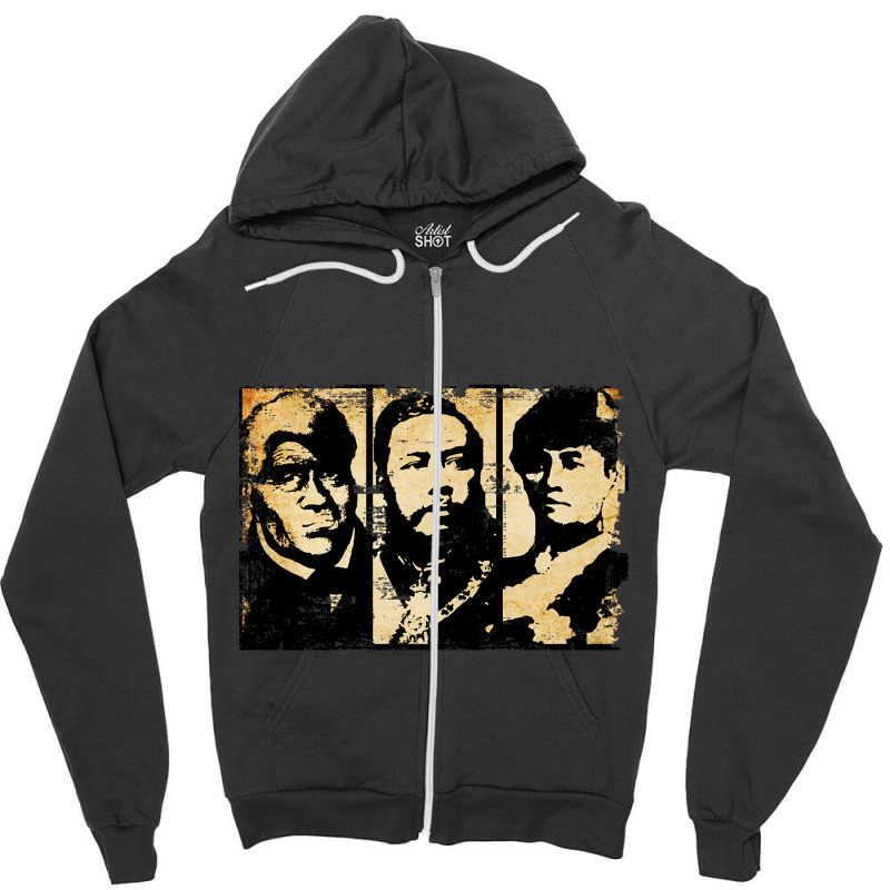 Hawaiian Kingdom King Kamehameha, King Kalakaua, Queen Liliuokalani By Zipper Hoodie | Artistshot