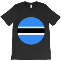 Flag Of Botswana .black T-shirt | Artistshot