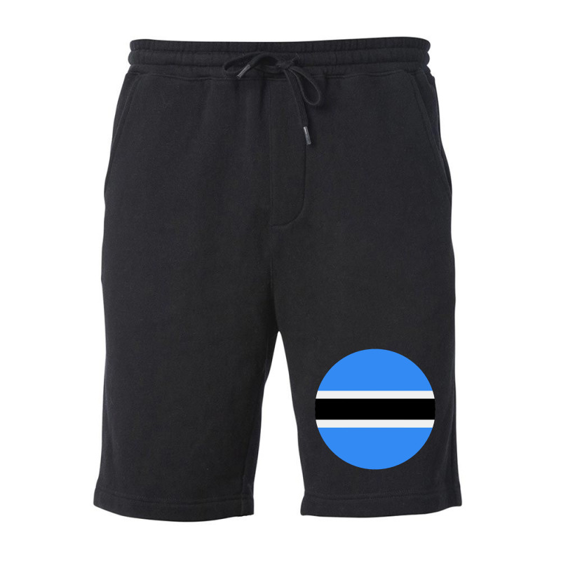 Flag Of Botswana .black Fleece Short by Crews Micki | Artistshot