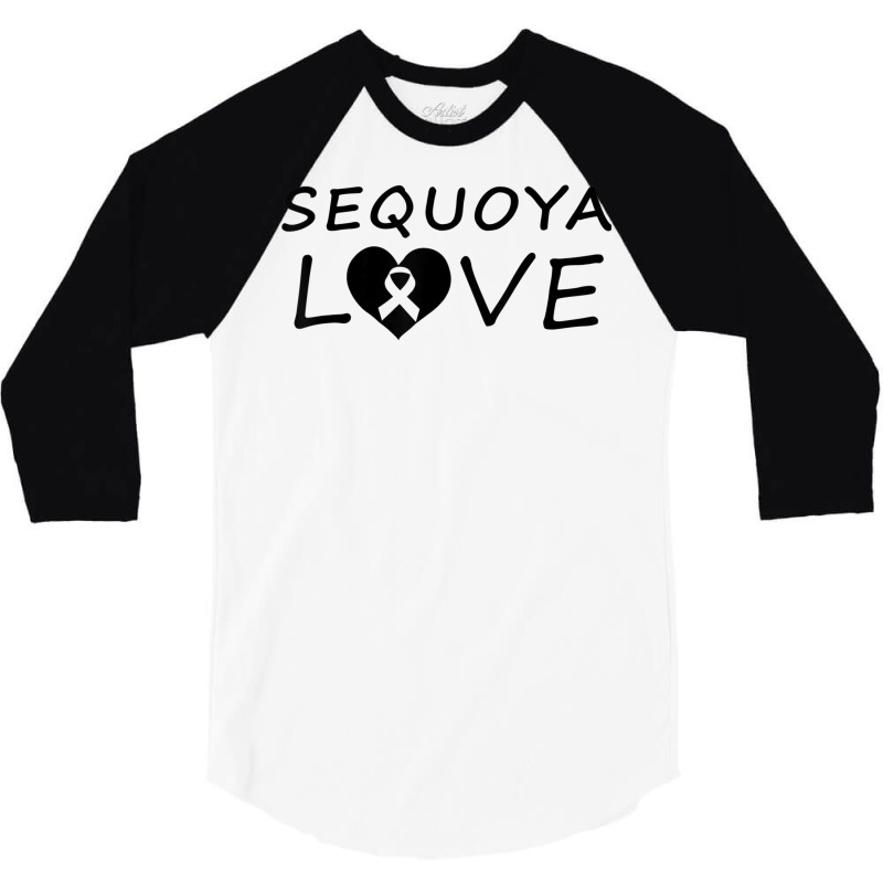 Wilkinsi Designs Sequoya Love No Initial T Shirt 3/4 Sleeve Shirt by choninzel | Artistshot