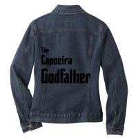 The Capoeira Godfather Ladies Denim Jacket | Artistshot