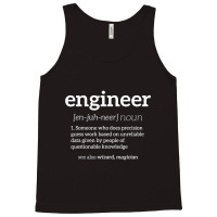 Engineer Definition Funny Civil Engineering Major Gag Gift Tank Top | Artistshot