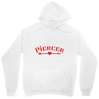 Piercer Arrow Heart Professional Piercing Shop Red Valentine Unisex Hoodie | Artistshot