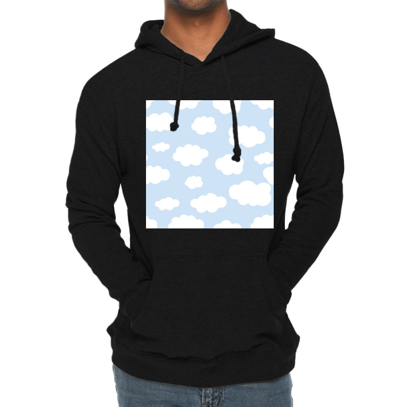 Cute Fluffy Cloud Lightweight Hoodie by ElaineABernard | Artistshot