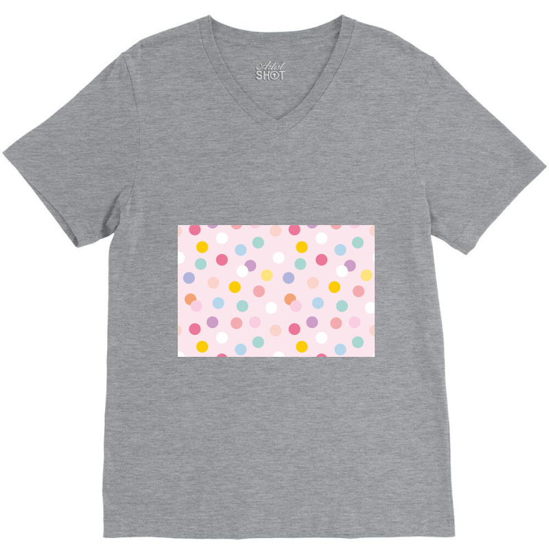 Cute Pastel Dots V-Neck Tee by ElaineABernard | Artistshot