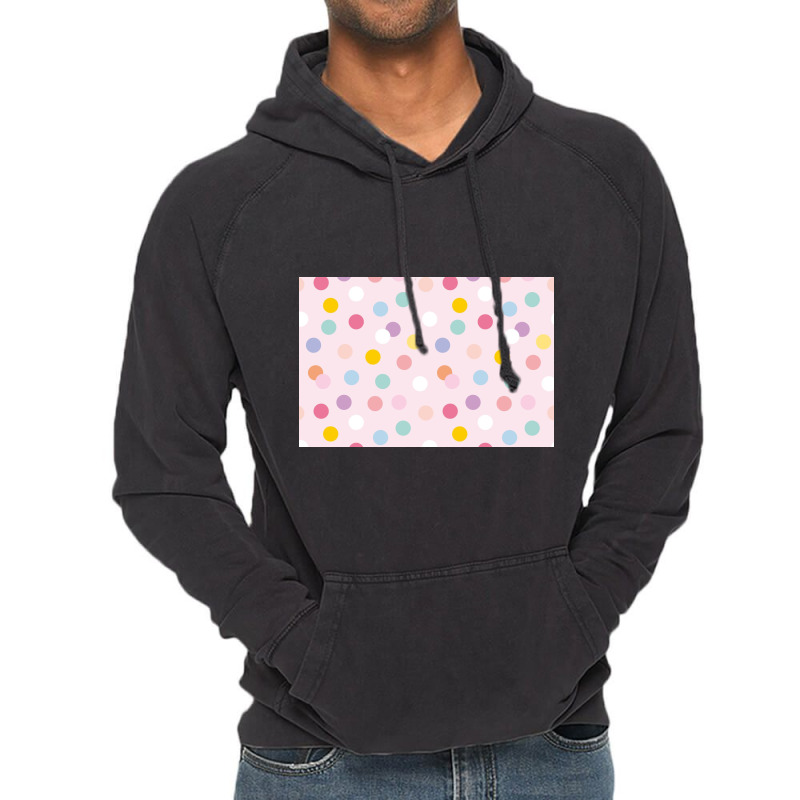 Cute Pastel Dots Vintage Hoodie by ElaineABernard | Artistshot