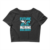 Future Marine Biologist Ocean Life Biology Student Crop Top | Artistshot