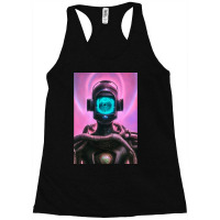 Futuristic Android Robot Ea72b9 Racerback Tank | Artistshot